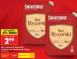Biedronka Ser z dziurami Rycerski w plastrach Światowid oferta