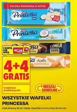 Biedronka Wszystkie Wafelki Princessa oferta