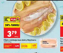 Biedronka Filet z mintaja bez skóry Marinero oferta