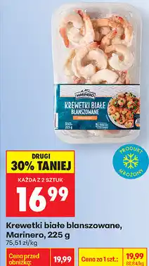 Biedronka Krewetki białe blanszowane, Marinero oferta