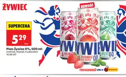 Biedronka Piwo Żywiec 0%, 500 ml: malinaż, miętaż, truskawkaż oferta
