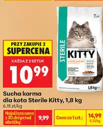 Biedronka Sucha karma dla kota Sterile Kitty oferta