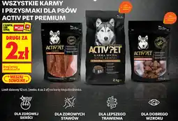 Biedronka WSZYSTKIE KARMY I PRZYSMAKI DLA PSÓW ACTIV PET PREMIUM oferta