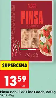 Biedronka Pinsa z chilli 33 Fine Foods oferta