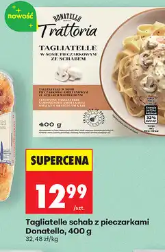 Biedronka Tagliatelle schab z pieczarkami Donatello oferta