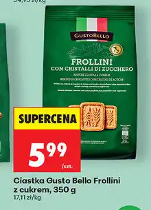 Biedronka Ciastka Gusto Bello Frollini z cukrem oferta