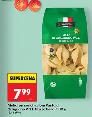 Biedronka Makaron conchiglioni Pasta di Gragnano P.G.I. Gusto Bello oferta