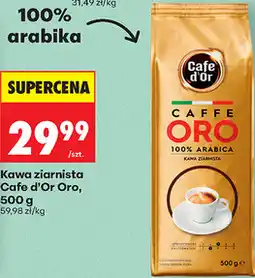 Biedronka Kawa ziarnista Cafe d'Or Oro oferta