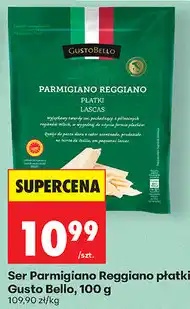 Biedronka Ser Parmigiano Reggiano płatki Gusto Bello oferta