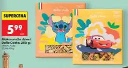 Biedronka Makaron dla dzieci Dalla Costa, 250 g: Stitch, Auta oferta