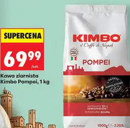 Biedronka Kawa ziarnista Kimbo Pompei oferta