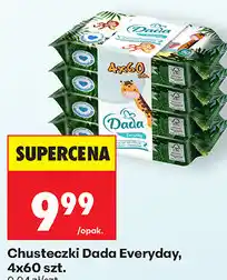Biedronka Chusteczki Dada Everyday, 4x60 szt oferta