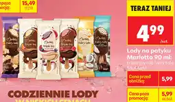 Biedronka Lody na patyku Marletto 90 ml: triple joy lub fairy tale oferta