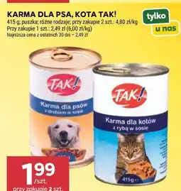 Stokrotka KARMA DLA PSA, KOTA TAK! oferta