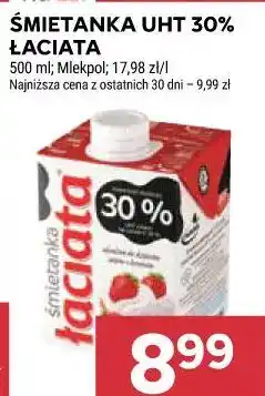 Stokrotka ŚMIETANKA UHT 30% ŁACIATA Mlekpol oferta