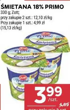 Stokrotka ŚMIETANA 18% PRIMO Zott oferta