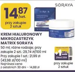 Stokrotka KREM HIALURONOWY MIKROZASTRZYK MATRIX SORAYA 50 ml różne rodzaje oferta