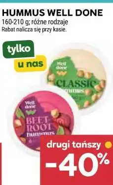 Stokrotka HUMMUS WELL DONE 160-210 g różne rodzaje oferta