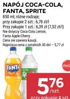 Stokrotka NAPÓJ COCA-COLA, FANTA, SPRITE 850 ml różne rodzaje oferta