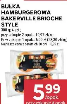 Stokrotka BUŁKA HAMBURGEROWA BAKERVILLE BRIOCHE STYLE 300 g 4 szt oferta