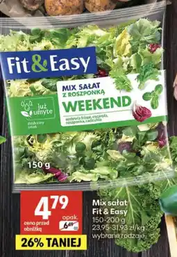Delikatesy Centrum Mix sałat Fit & Easy 150-200 g wybrane rodzaje oferta
