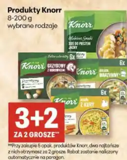 Delikatesy Centrum Produkty Knorr wybrane rodzaje oferta