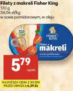 Delikatesy Centrum Filety z makreli Fisher King w sosie pomidorowym, w oleju oferta