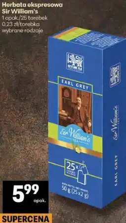 Delikatesy Centrum Herbata ekspresowa Sir William's 1 opak./25 torebek oferta