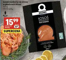 Delikatesy Centrum Łosoś wędzony na zimno w plastrach Mowi oferta
