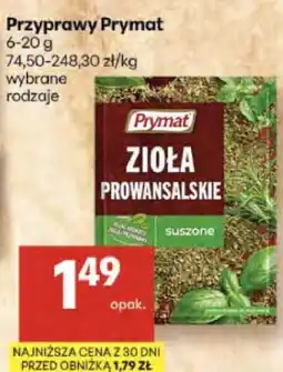Delikatesy Centrum Przyprawy Prymat wybrane rodzaje oferta
