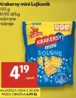 Delikatesy Centrum Krakersy mini Lajkonik oferta