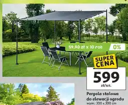 Auchan Pergola stalowa do elewacji ogrodu oferta