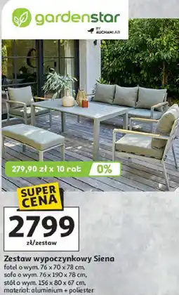 Auchan Zestaw wypoczynkowy Siena oferta