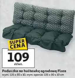 Auchan Poduszka na huśtawkę ogrodową Flora oferta
