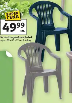 Auchan Krzesło ogrodowe Ratak wym.: 80 x 80 x 72 cm, 2 kolory oferta