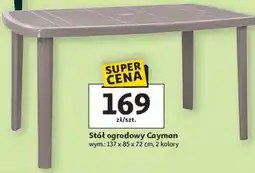 Auchan Stół ogrodowy Cayman wym.: 137 x 85 x 72 cm, 2 kolory oferta