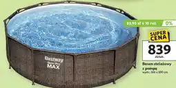 Auchan Basen stelażowy z pompą oferta