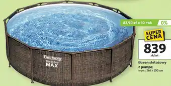 Basen stelażowy z pompą