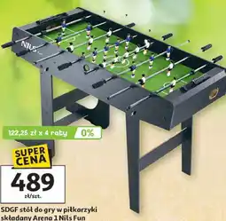Auchan SDGF stół do gry w piłkarzyki składany Arena 1 Nils Fun oferta