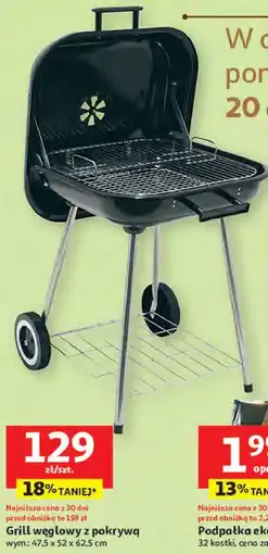 Auchan Grill węglowy z pokrywą oferta