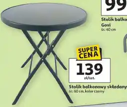 Auchan Stolik balkonowy składany oferta