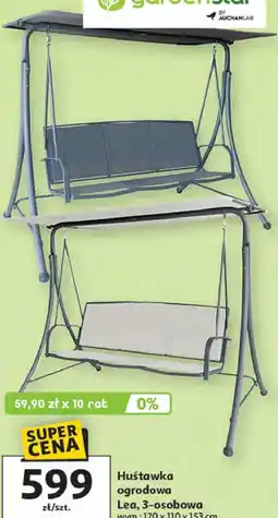Auchan Huśtawka ogrodowa Lea, 3-osobowa oferta