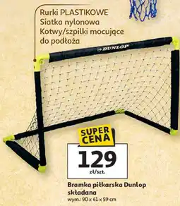 Auchan Bramka piłkarska Dunlop składana wym.: 90 x 61 x 59 cm oferta