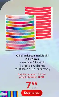 Poczta Polska Odblaskowe naklejki na rower oferta