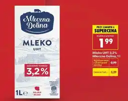 Biedronka Mleko UHT 3,2% Mleczna Dolina, 1 l oferta