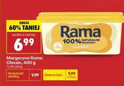 Biedronka Margaryna Rama Classic 400 g oferta