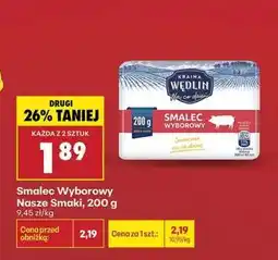 Biedronka Smalec Wyborowy Nasze Smaki 200 g oferta