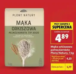 Biedronka Mąka orkiszowa pełnoziarnista Plony Natury 1 kg oferta