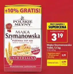 Biedronka Mąka Szymanowska T480, 1,1 kg oferta