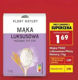 Biedronka Mąka T550 Luksusowa Plony Natury, 1 kg oferta